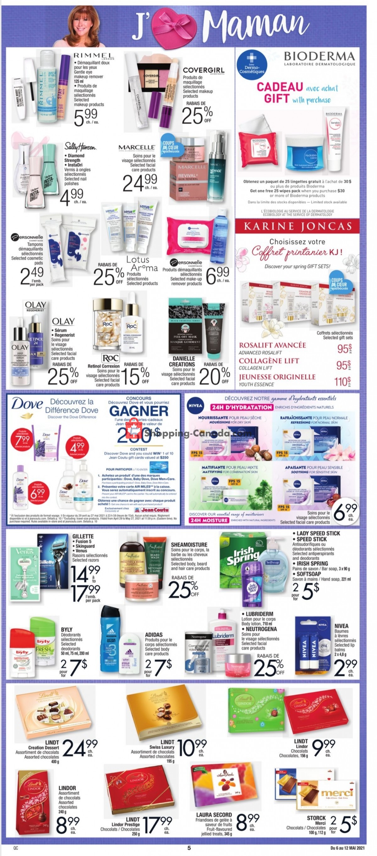 Jean Coutu Pharmacy flyer from Thursday May 6, 2021 to Wednesday May 12, 2021 - page 4