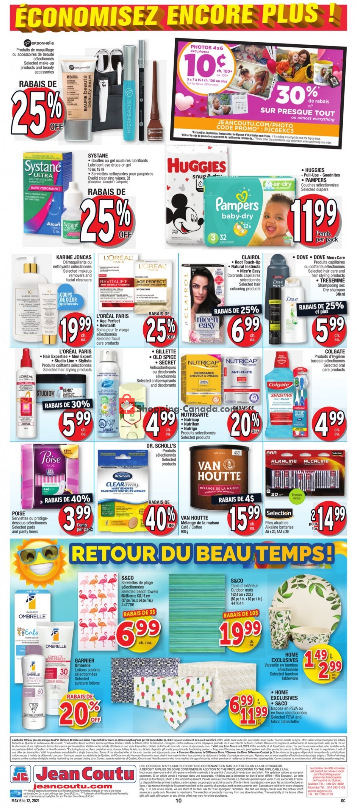 Jean Coutu Pharmacy flyer from Thursday May 6, 2021 to Wednesday May 12, 2021 - page 9