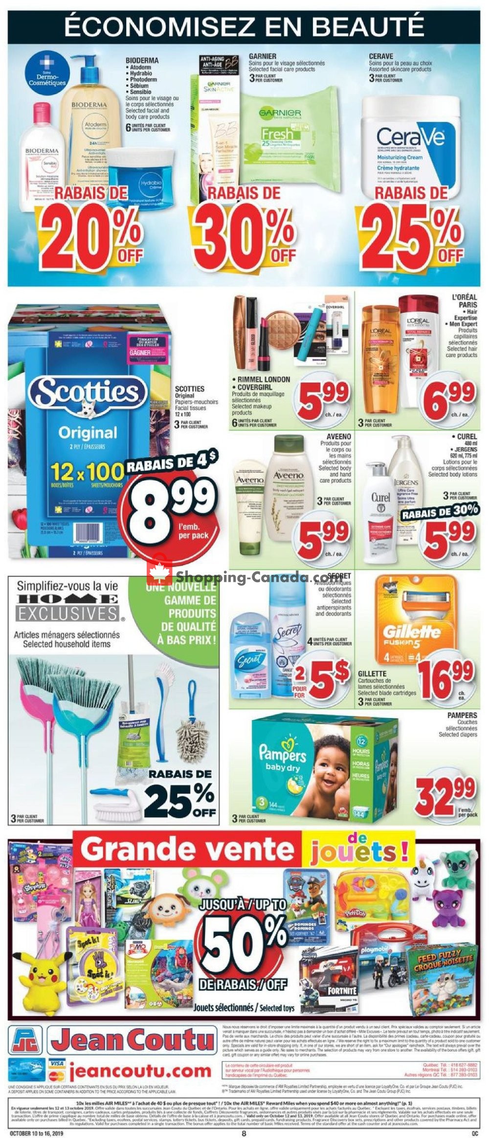 Jean Coutu Pharmacy flyer from Thursday October 10, 2019 to Wednesday October 16, 2019 - page 7