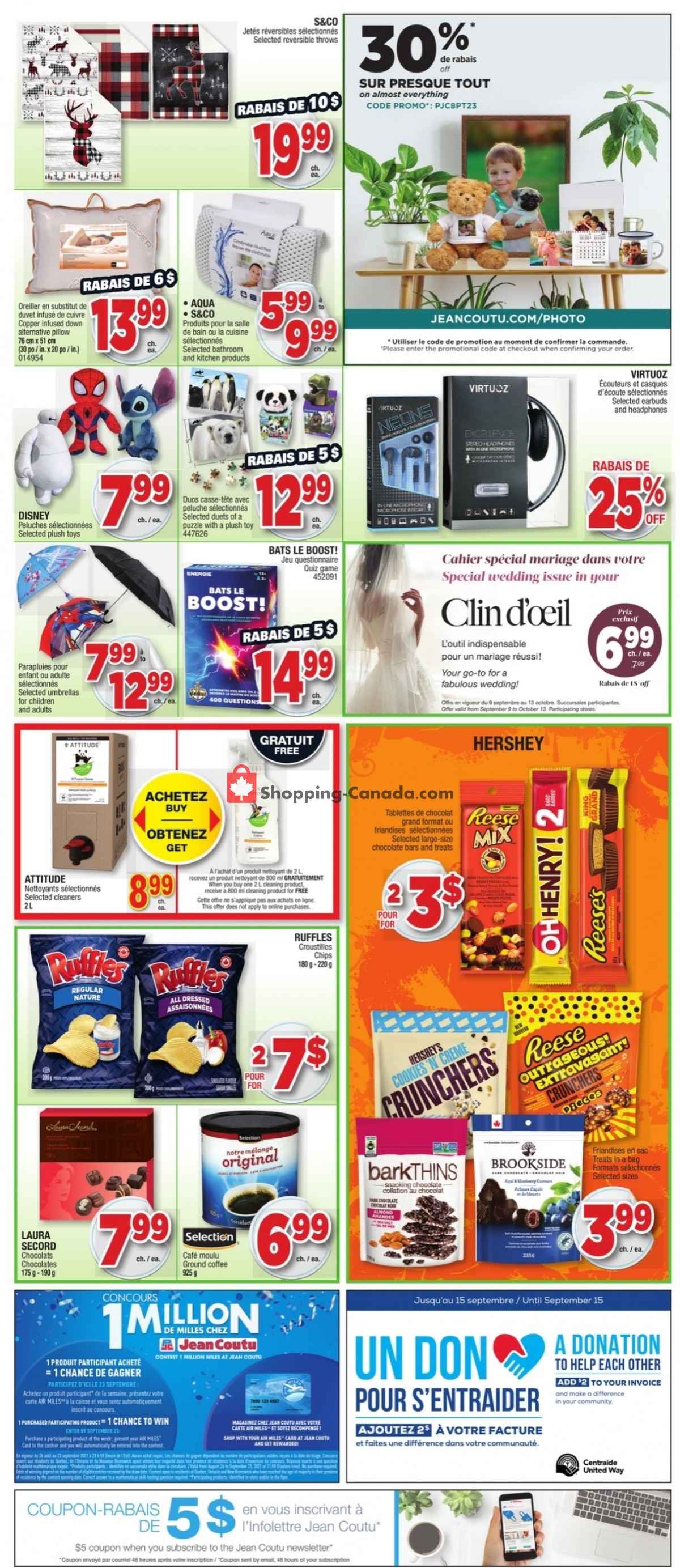 Jean Coutu Pharmacy flyer from Thursday September 9, 2021 to Wednesday September 15, 2021 - page 7