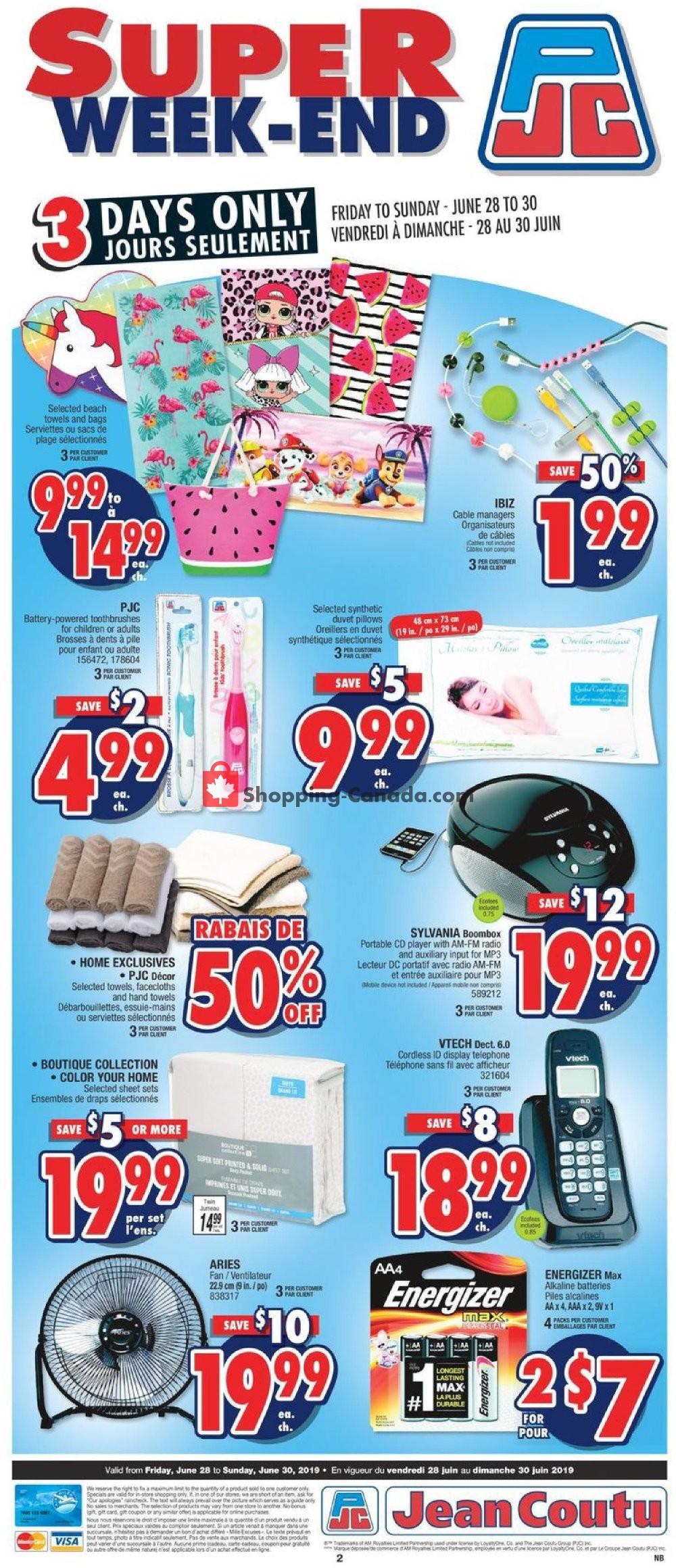 Jean Coutu Pharmacy flyer from Friday June 28, 2019 to Sunday June 30, 2019 - page 2