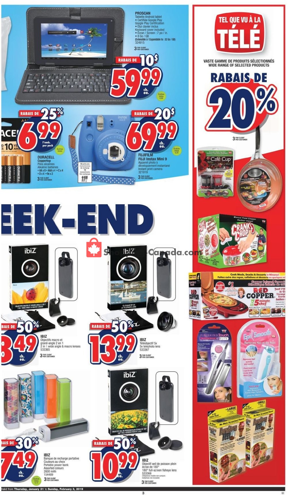 Jean Coutu Pharmacy flyer from Thursday January 31, 2019 to Sunday February 3, 2019 - page 3