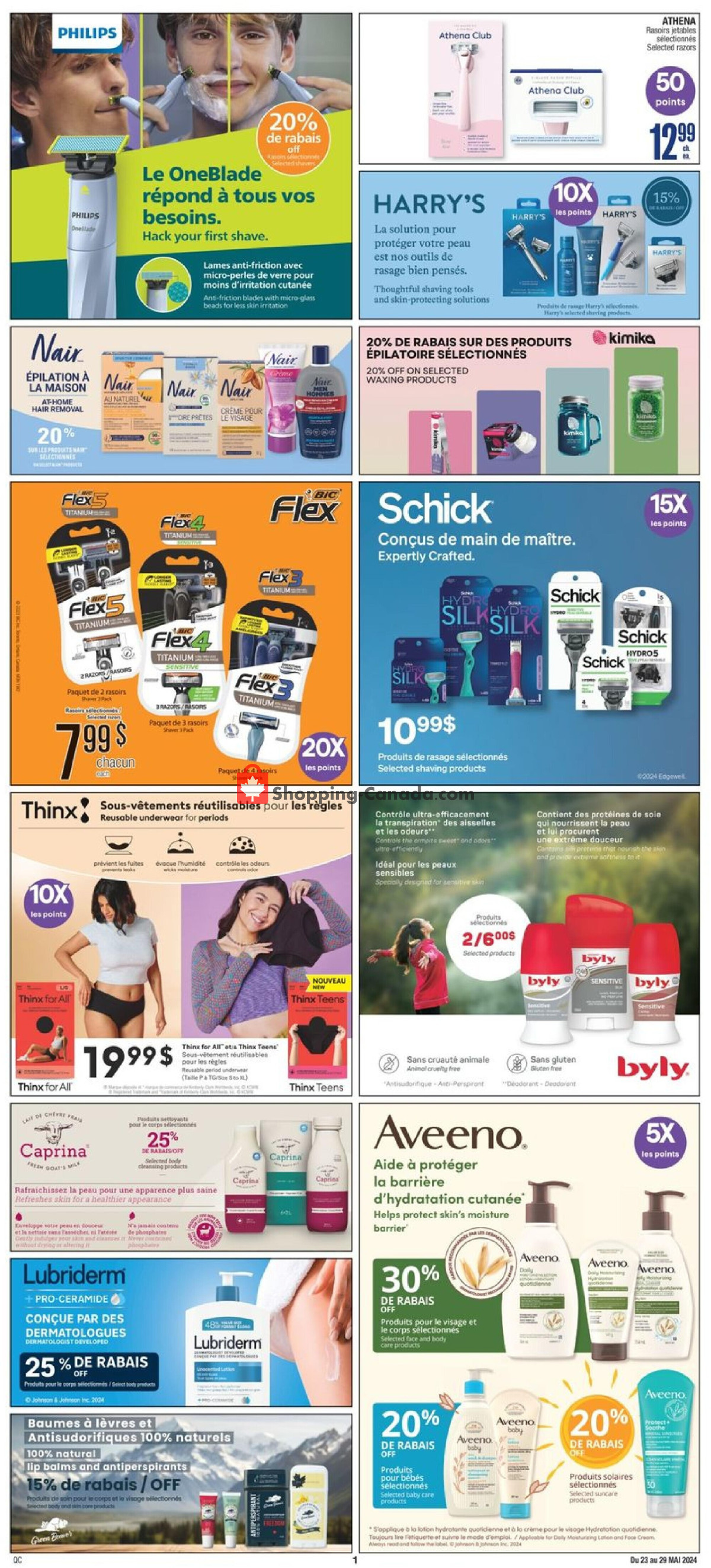 Jean Coutu Pharmacy flyer from Thursday May 23, 2024 to Wednesday May 29, 2024 - page 10