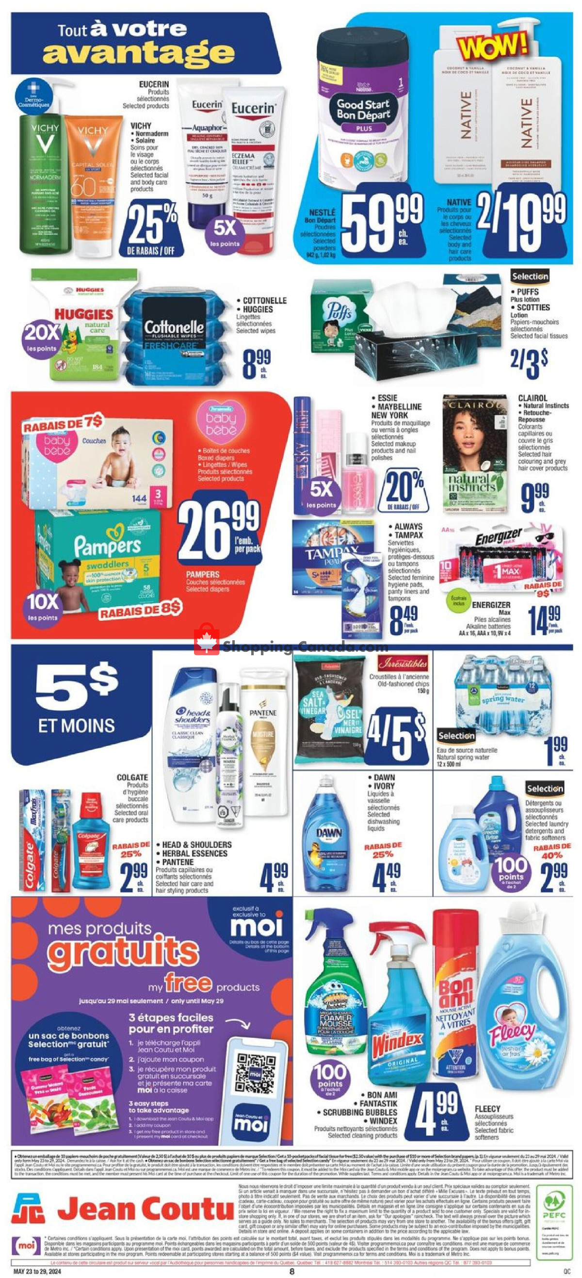 Jean Coutu Pharmacy flyer from Thursday May 23, 2024 to Wednesday May 29, 2024 - page 2