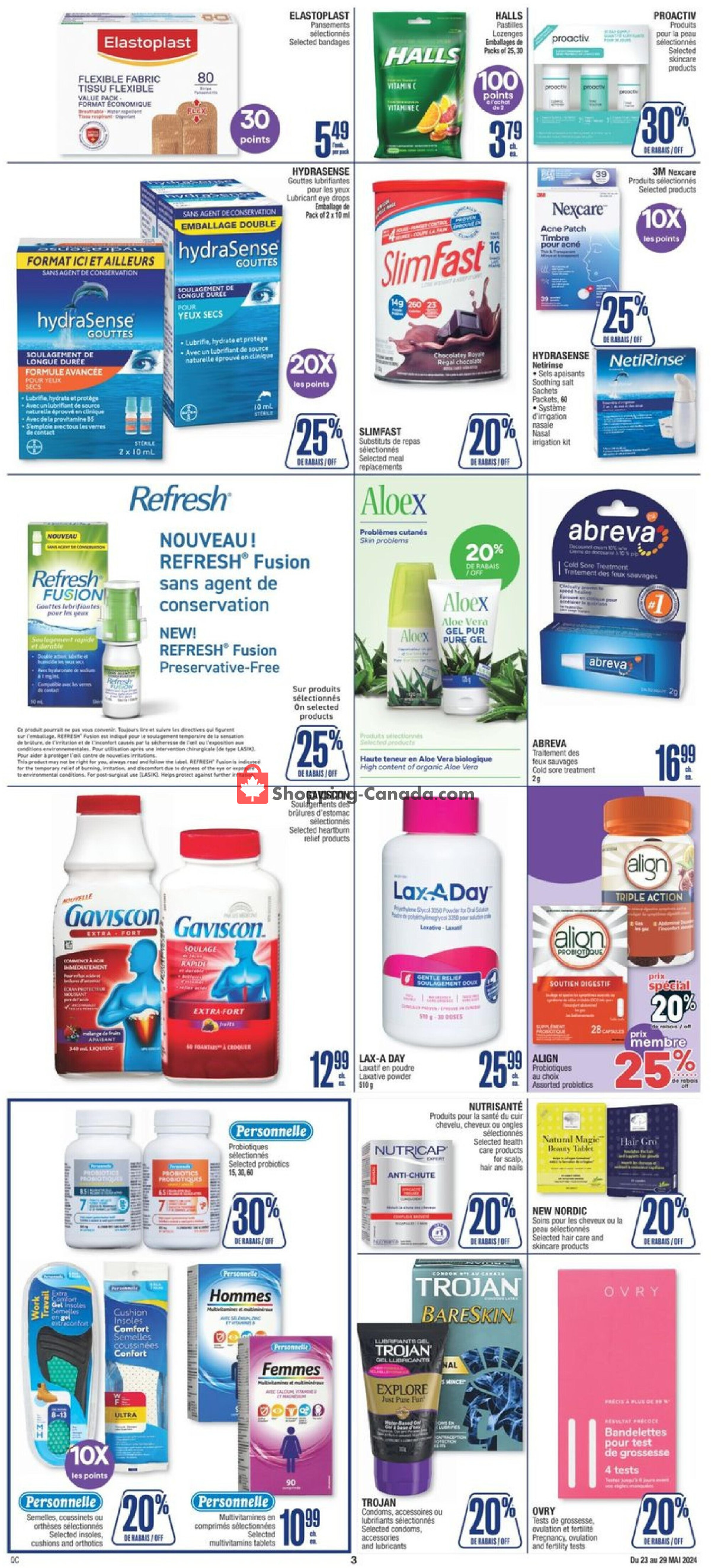 Jean Coutu Pharmacy flyer from Thursday May 23, 2024 to Wednesday May 29, 2024 - page 4