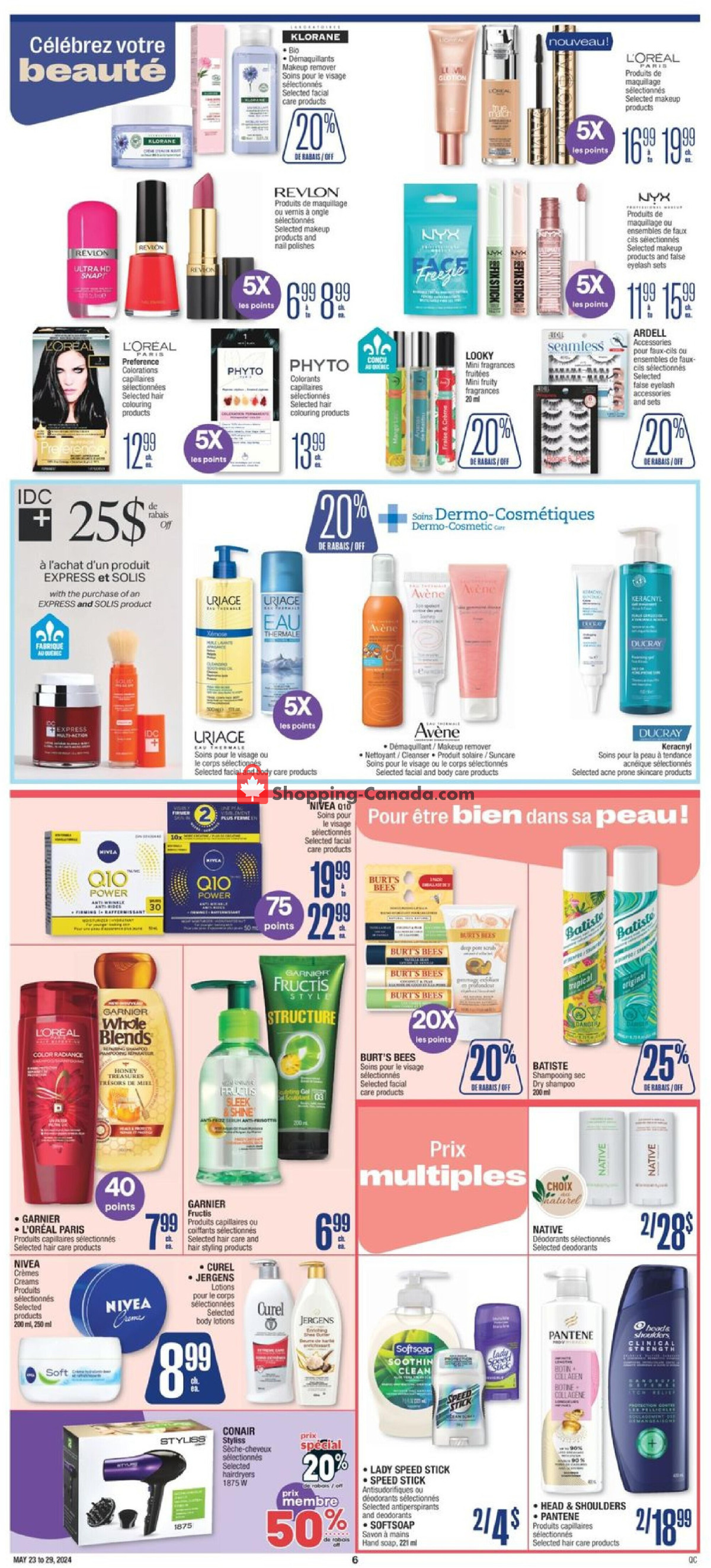 Jean Coutu Pharmacy flyer from Thursday May 23, 2024 to Wednesday May 29, 2024 - page 9