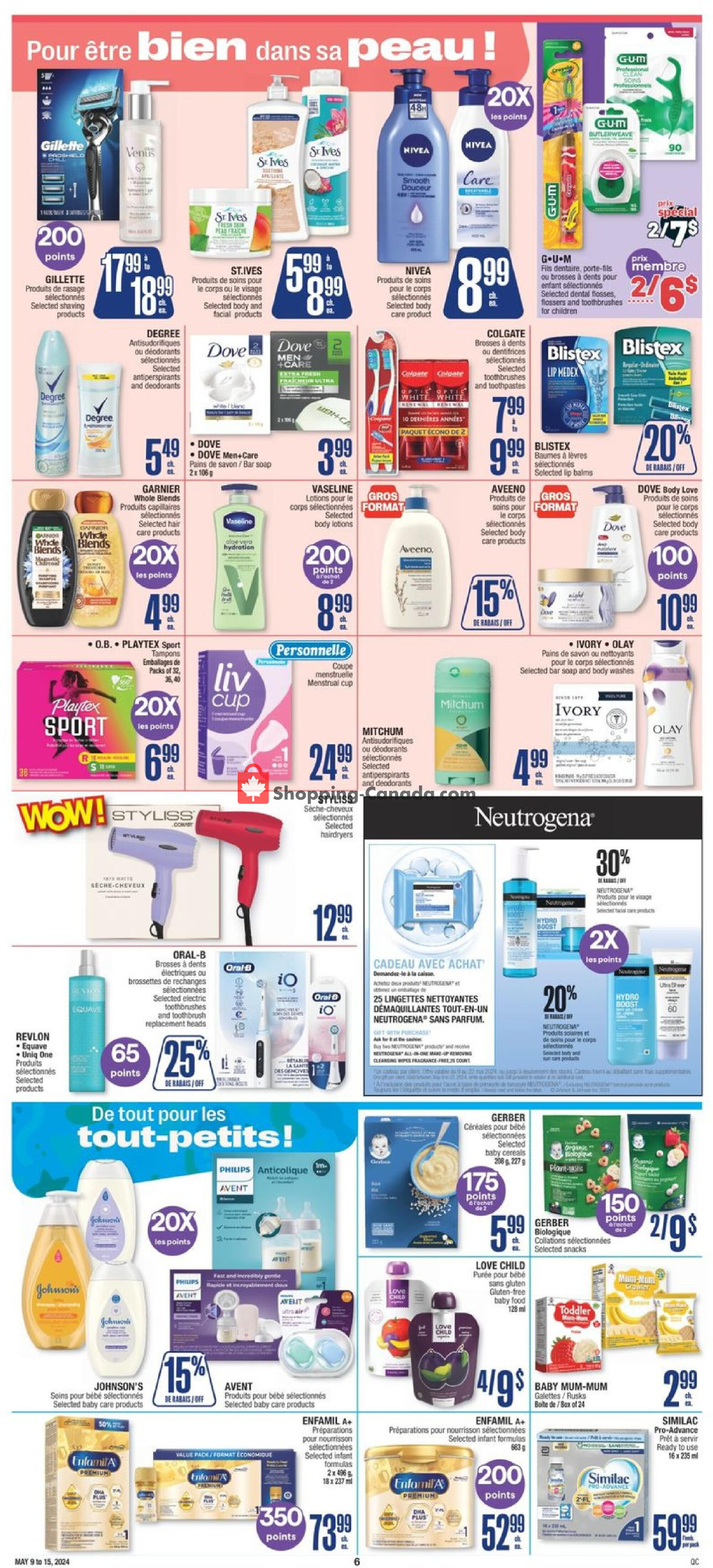 Jean Coutu Pharmacy flyer from Thursday May 9, 2024 to Wednesday May 15, 2024 - page 10