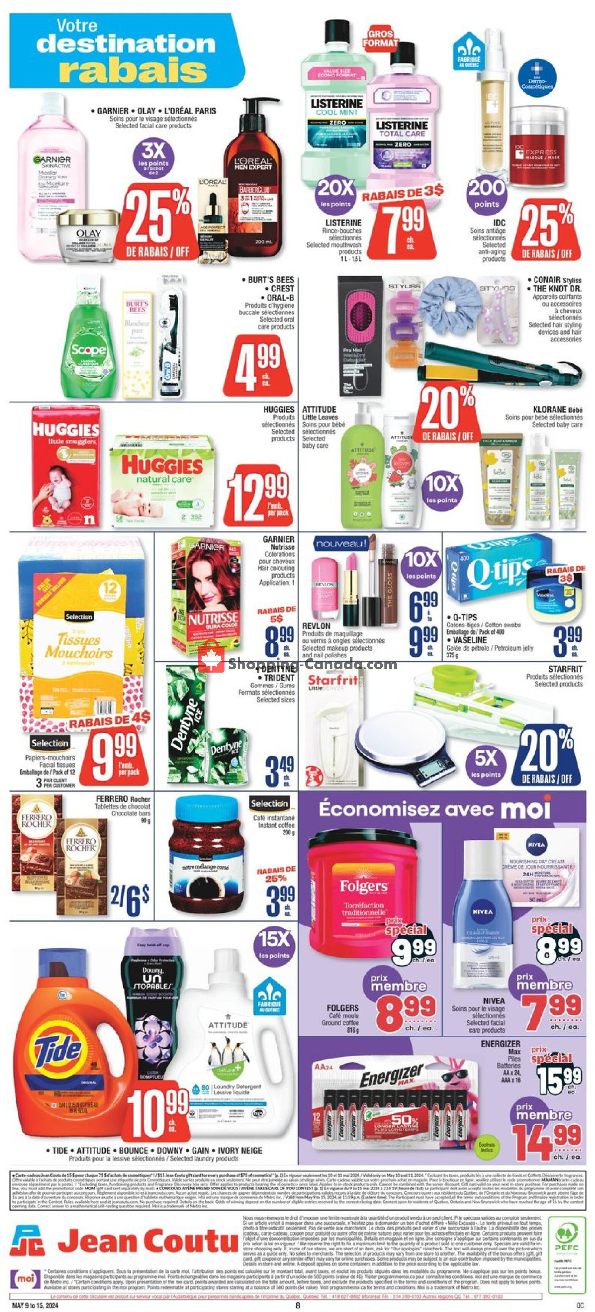 Jean Coutu Pharmacy flyer from Thursday May 9, 2024 to Wednesday May 15, 2024 - page 2
