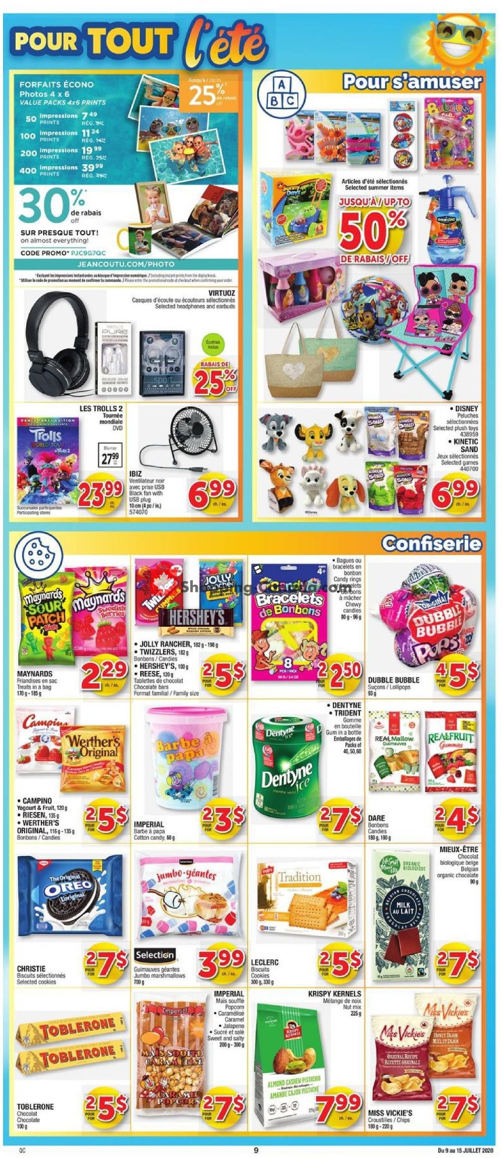 Jean Coutu Pharmacy flyer from Thursday July 9, 2020 to Wednesday July 15, 2020 - page 7