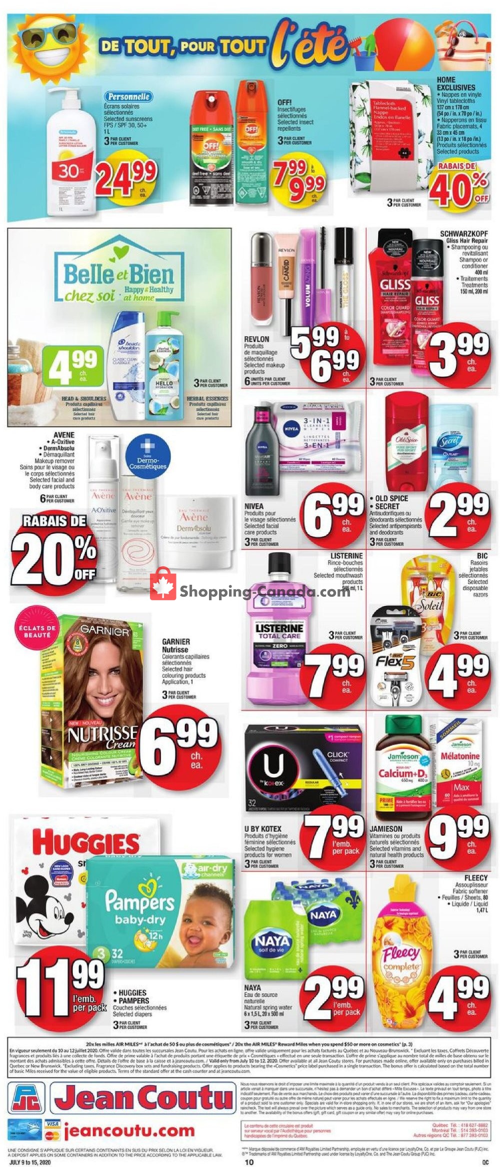 Jean Coutu Pharmacy flyer from Thursday July 9, 2020 to Wednesday July 15, 2020 - page 8