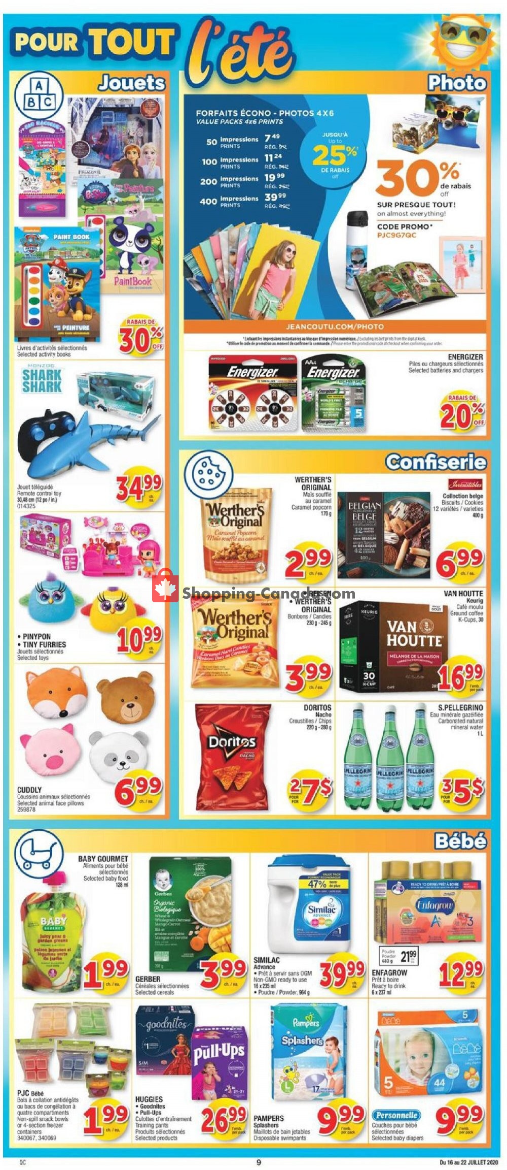 Jean Coutu Pharmacy flyer from Thursday July 16, 2020 to Wednesday July 22, 2020 - page 7