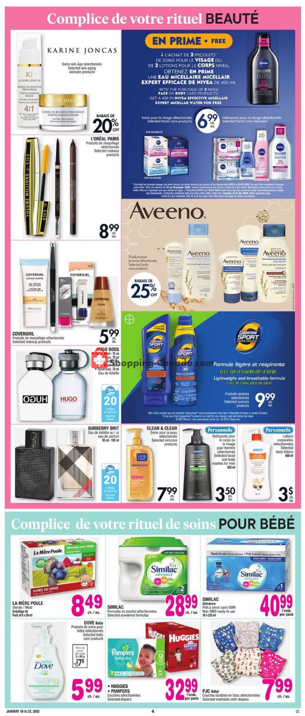 Jean Coutu Pharmacy flyer from Thursday January 16, 2020 to Wednesday January 22, 2020 - page 3