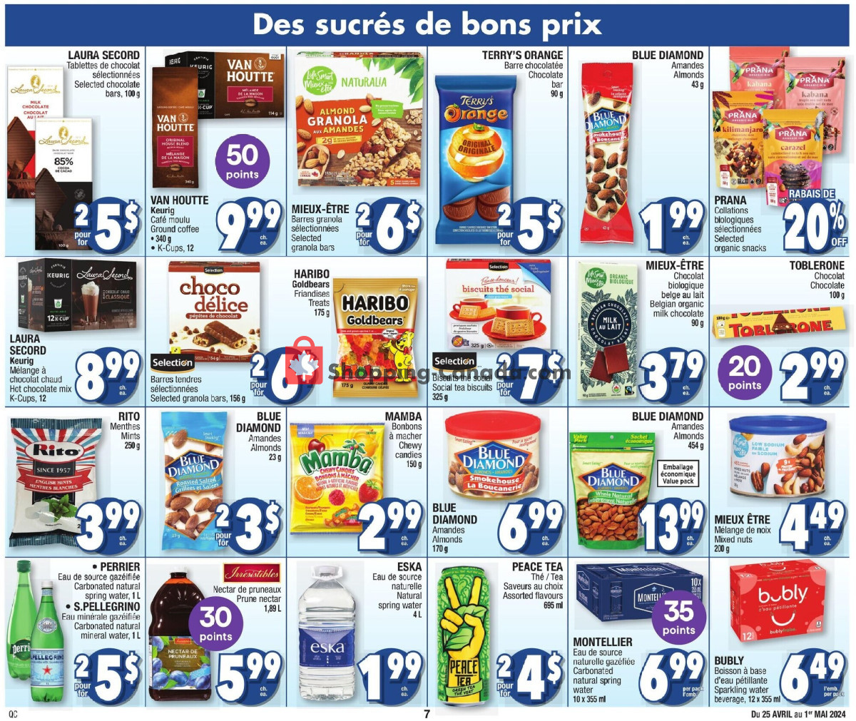 Jean Coutu Pharmacy flyer from Thursday April 25, 2024 to Wednesday May 1, 2024 - page 7