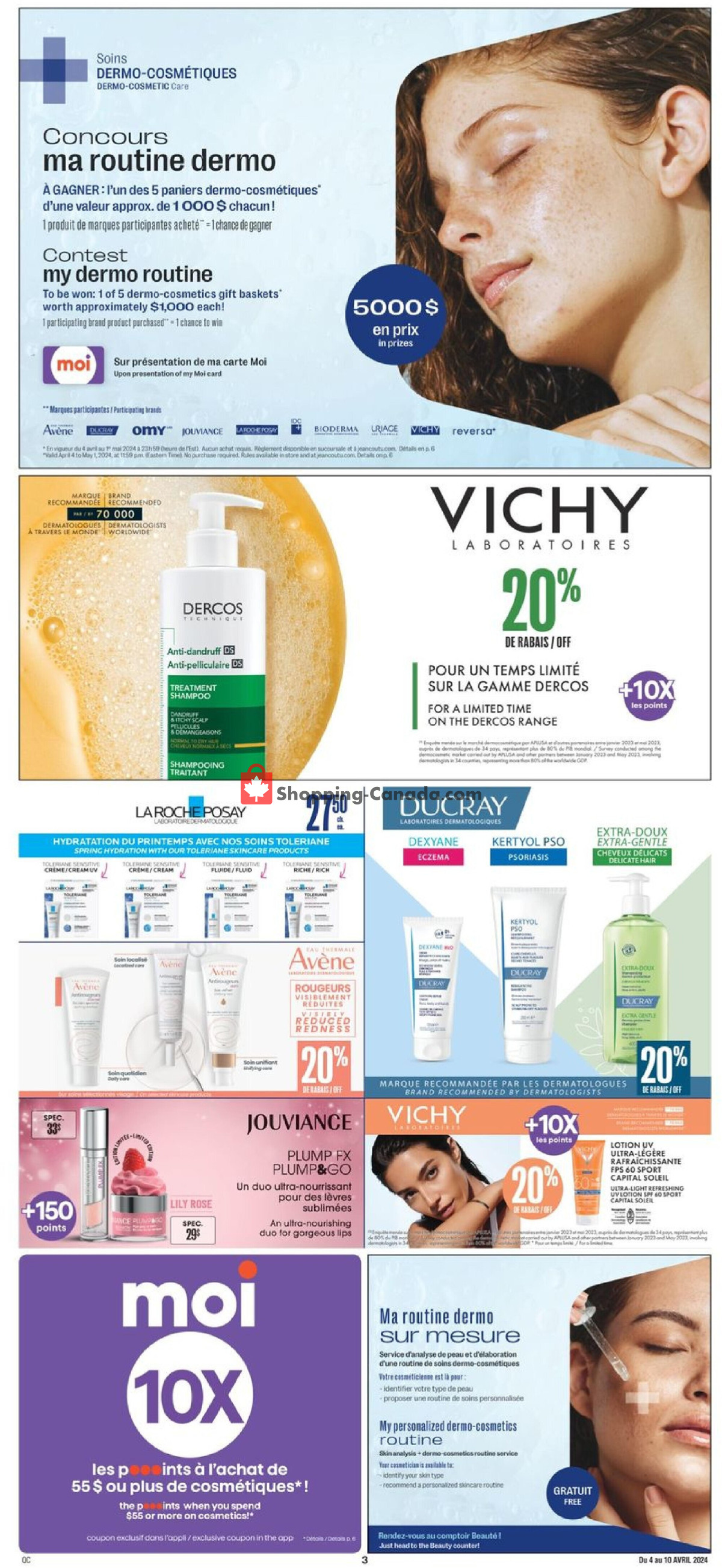 Jean Coutu Pharmacy flyer from Thursday April 4, 2024 to Wednesday April 10, 2024 - page 6