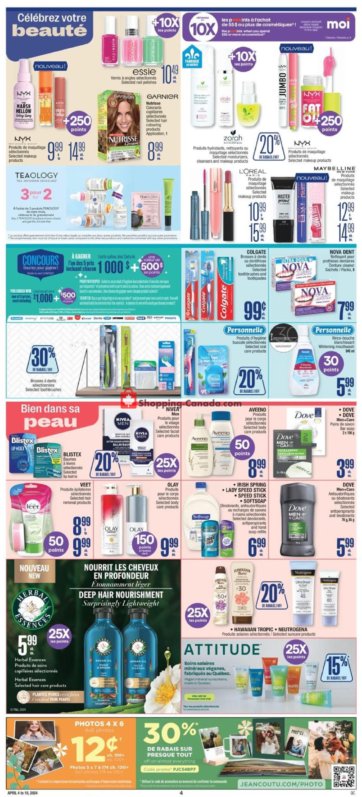 Jean Coutu Pharmacy flyer from Thursday April 4, 2024 to Wednesday April 10, 2024 - page 7