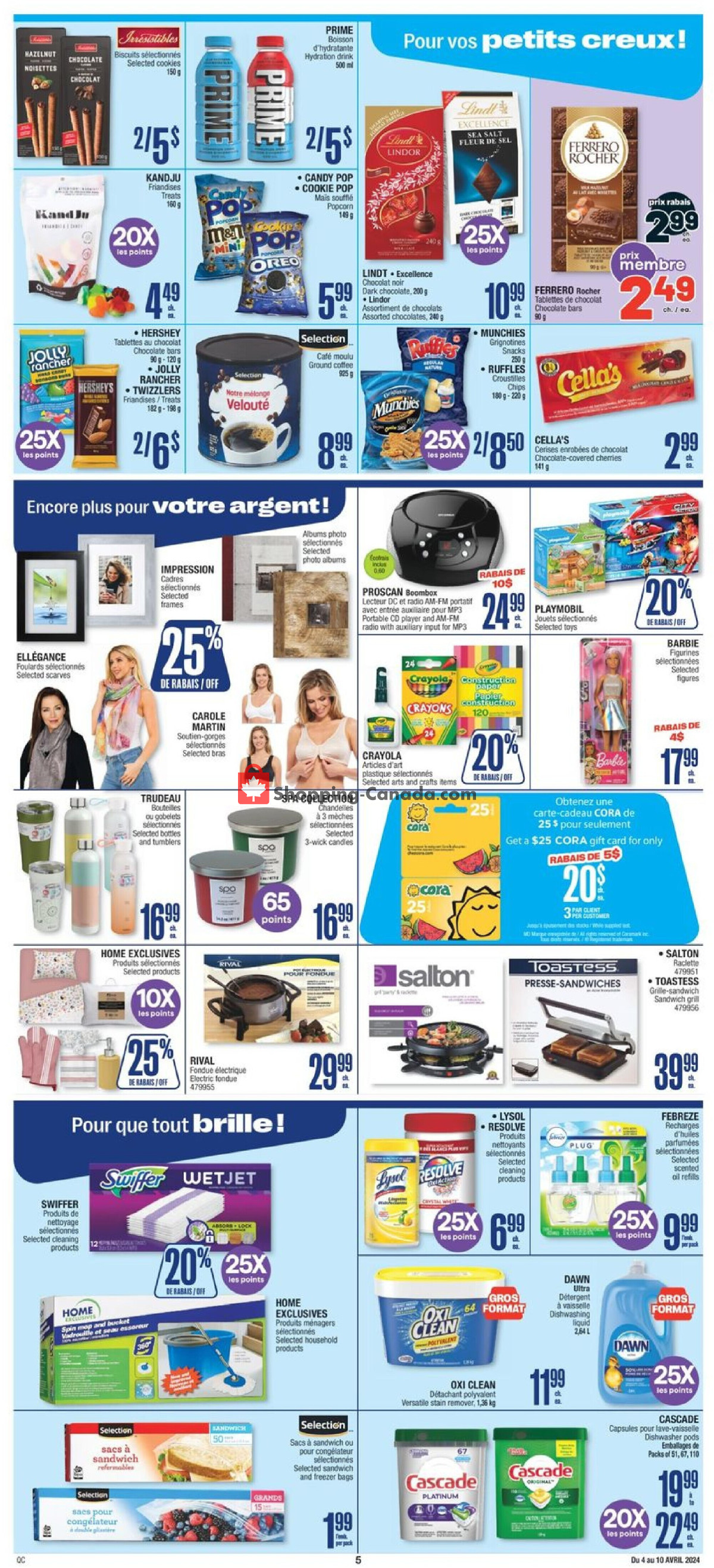 Jean Coutu Pharmacy flyer from Thursday April 4, 2024 to Wednesday April 10, 2024 - page 9