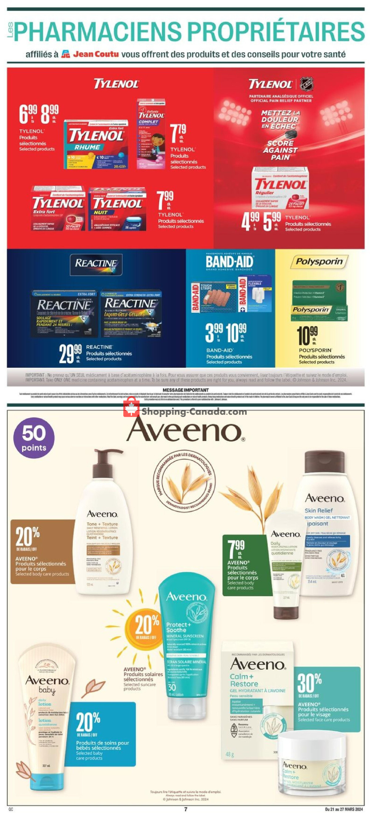 Jean Coutu Pharmacy flyer from Thursday March 21, 2024 to Wednesday March 27, 2024 - page 10