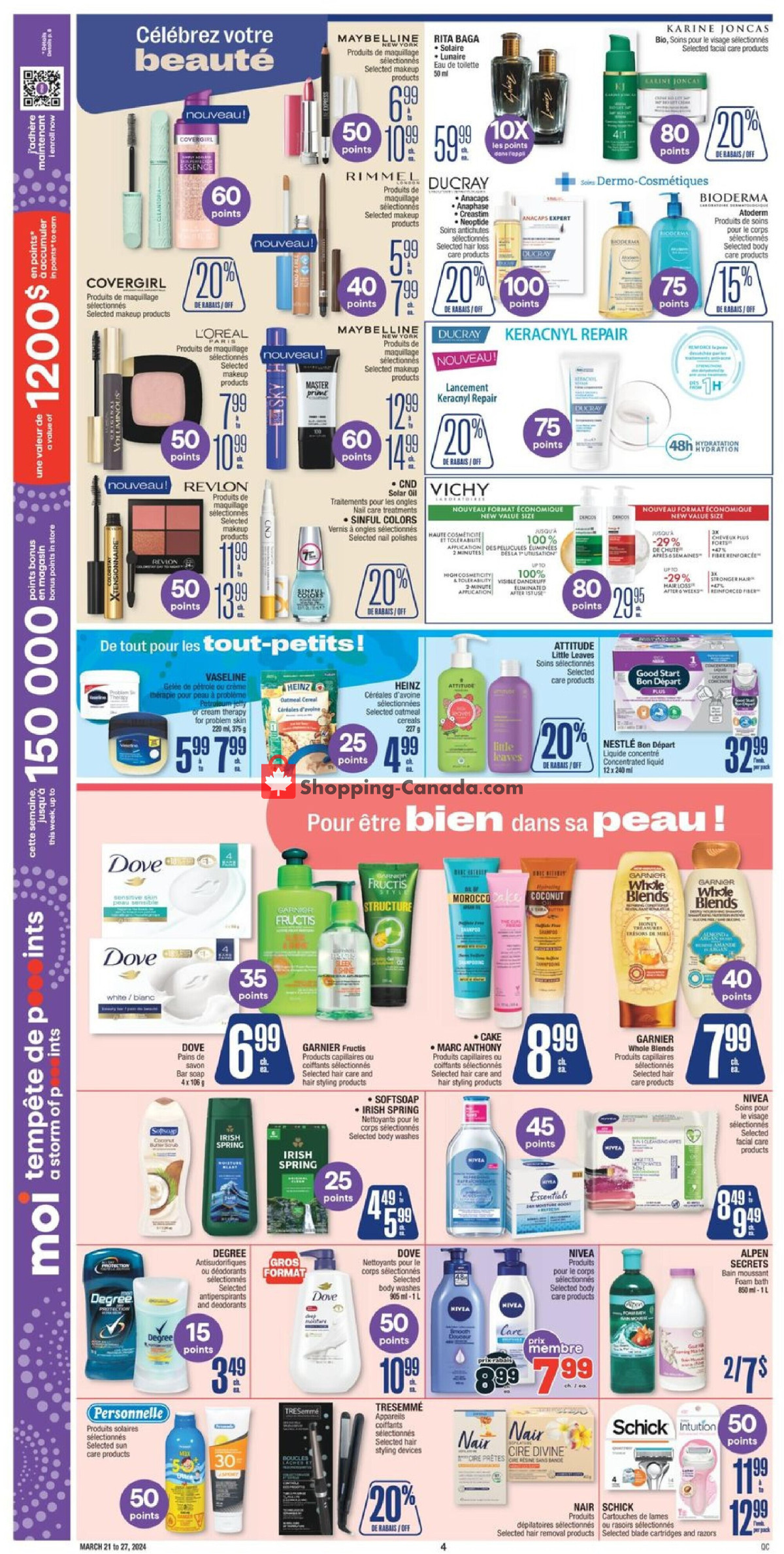 Jean Coutu Pharmacy flyer from Thursday March 21, 2024 to Wednesday March 27, 2024 - page 14