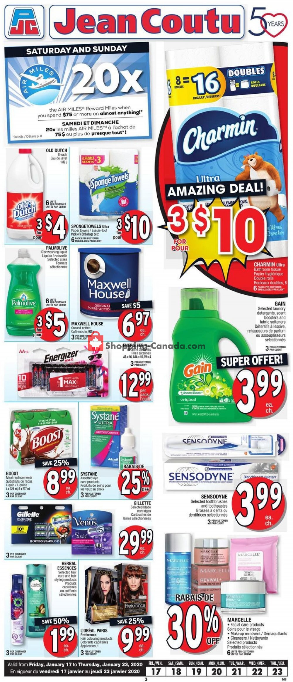 Jean Coutu Pharmacy flyer from Friday January 17, 2020 to Thursday January 23, 2020 - page 2