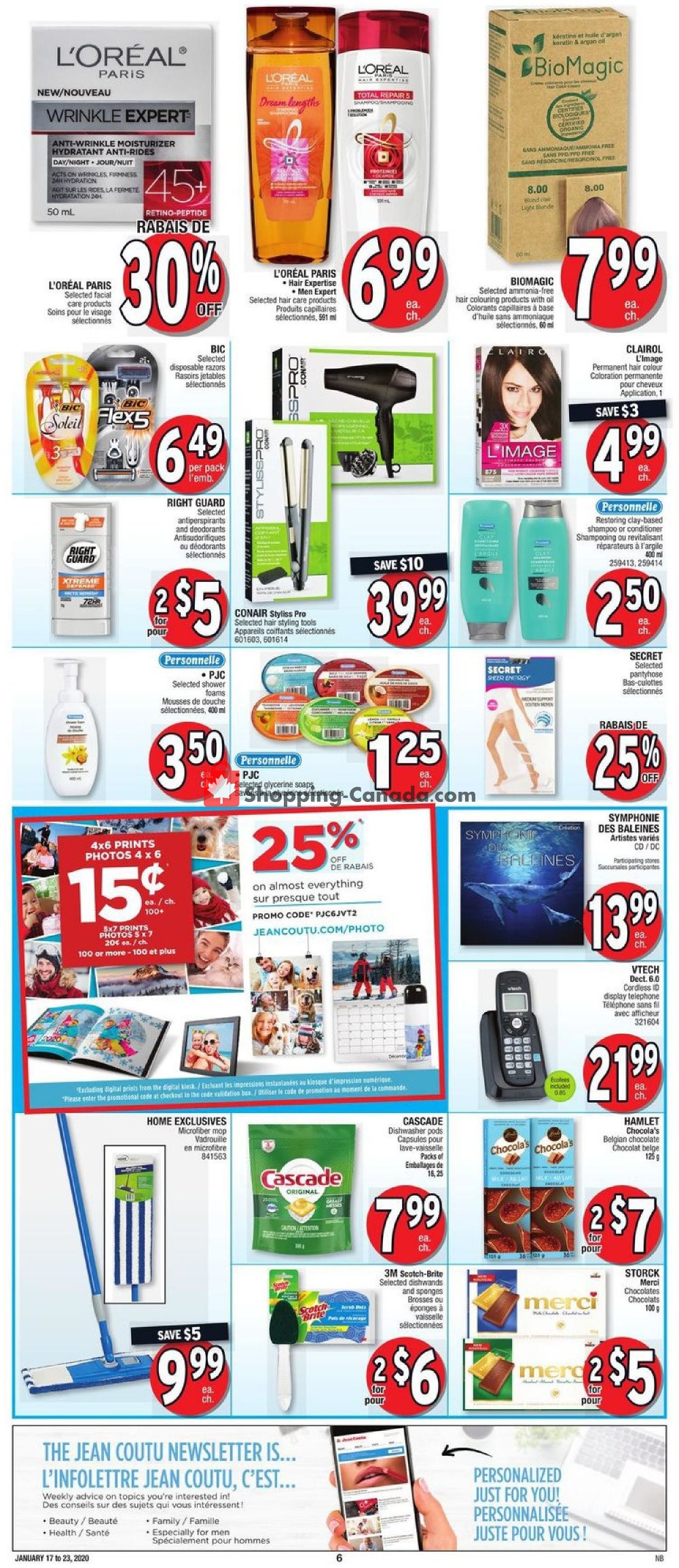 Jean Coutu Pharmacy flyer from Friday January 17, 2020 to Thursday January 23, 2020 - page 5