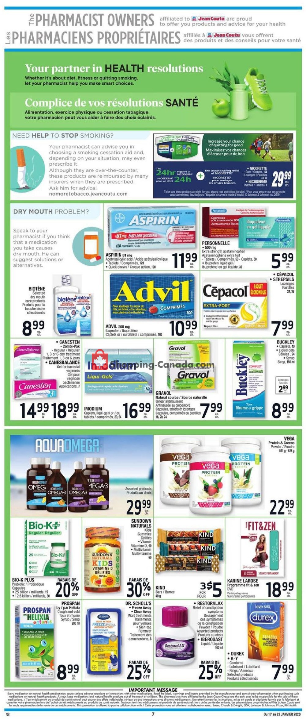 Jean Coutu Pharmacy flyer from Friday January 17, 2020 to Thursday January 23, 2020 - page 6