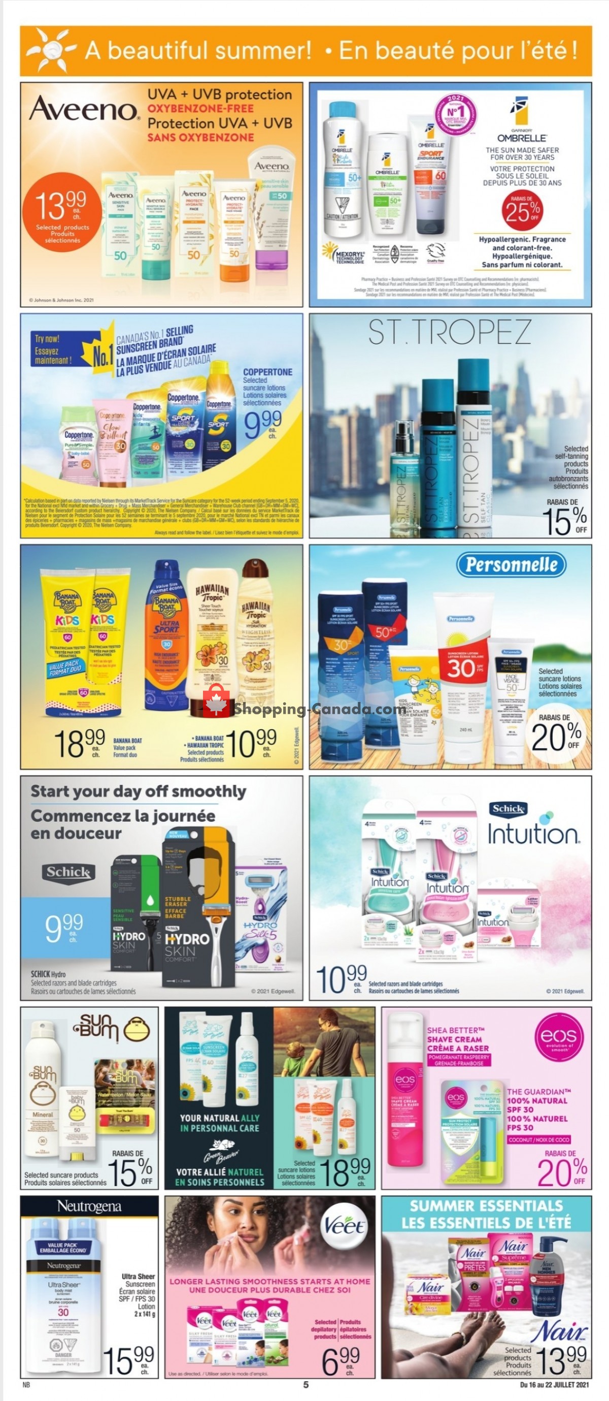 Jean Coutu Pharmacy flyer from Friday July 16, 2021 to Thursday July 22, 2021 - page 5