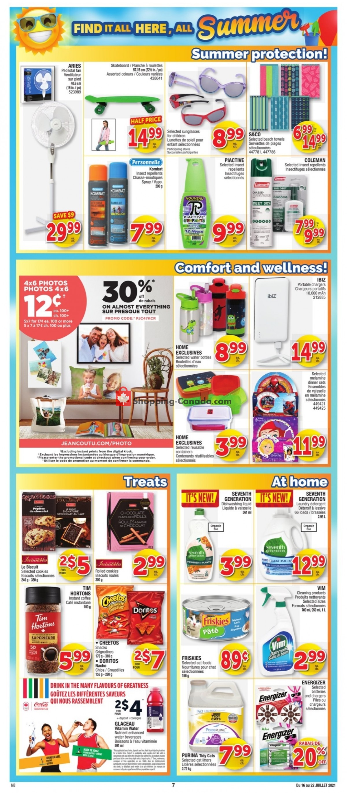 Jean Coutu Pharmacy flyer from Friday July 16, 2021 to Thursday July 22, 2021 - page 7