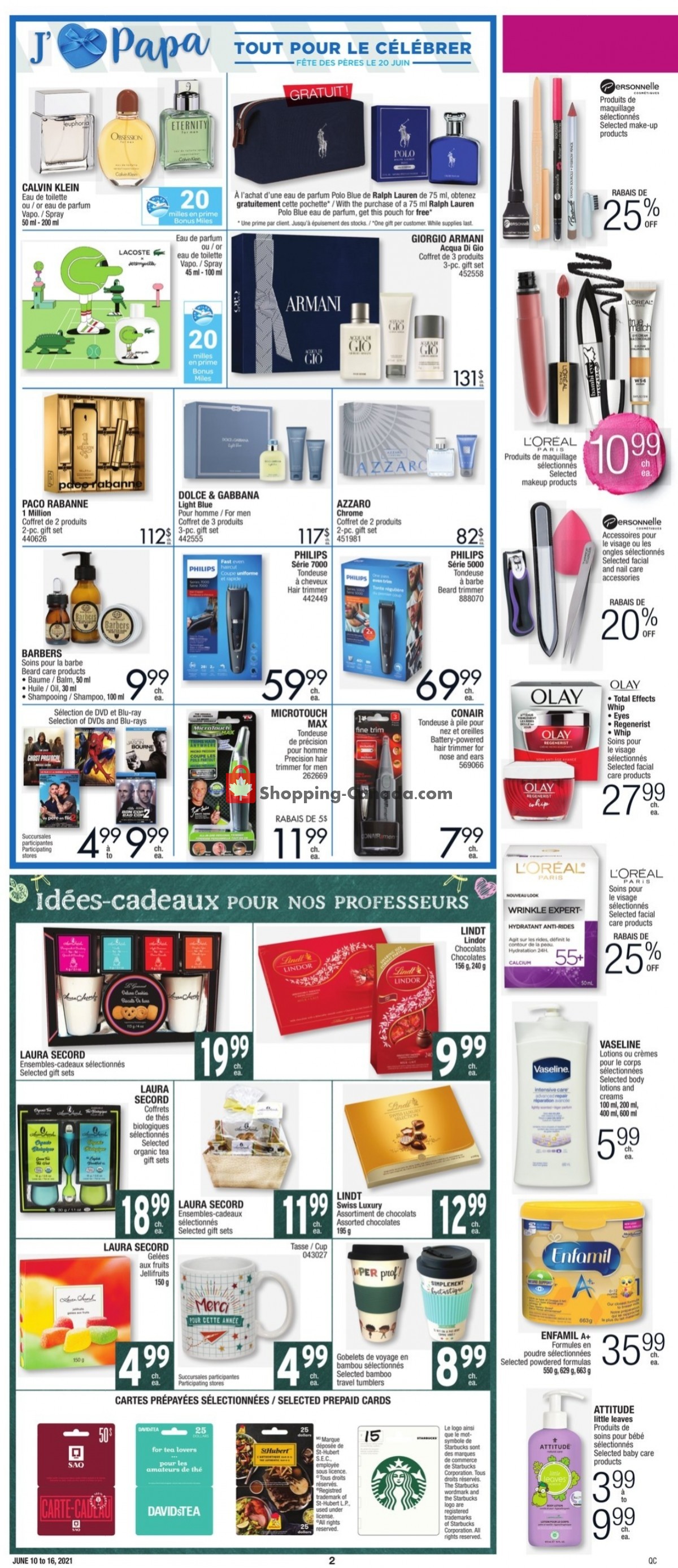 Jean Coutu Pharmacy flyer from Thursday June 10, 2021 to Wednesday June 16, 2021 - page 2