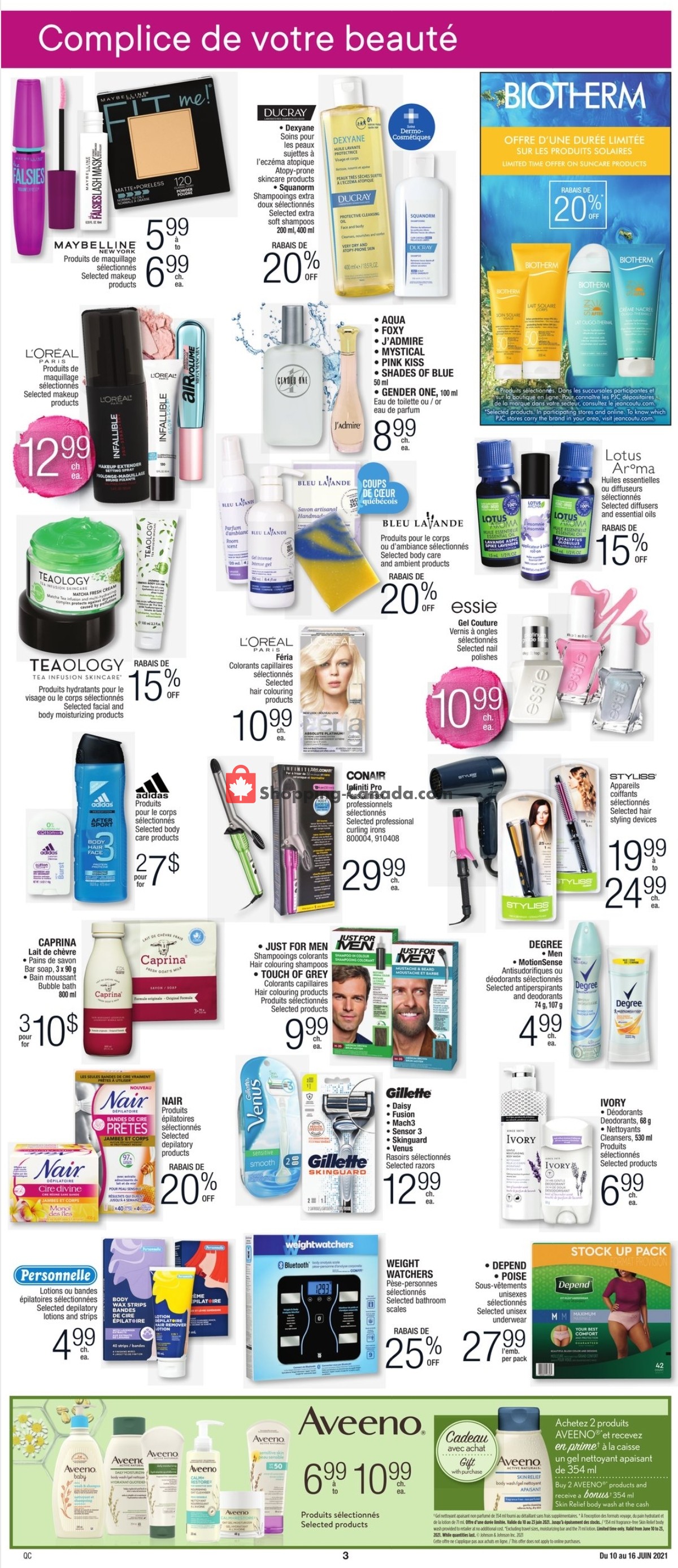 Jean Coutu Pharmacy flyer from Thursday June 10, 2021 to Wednesday June 16, 2021 - page 3