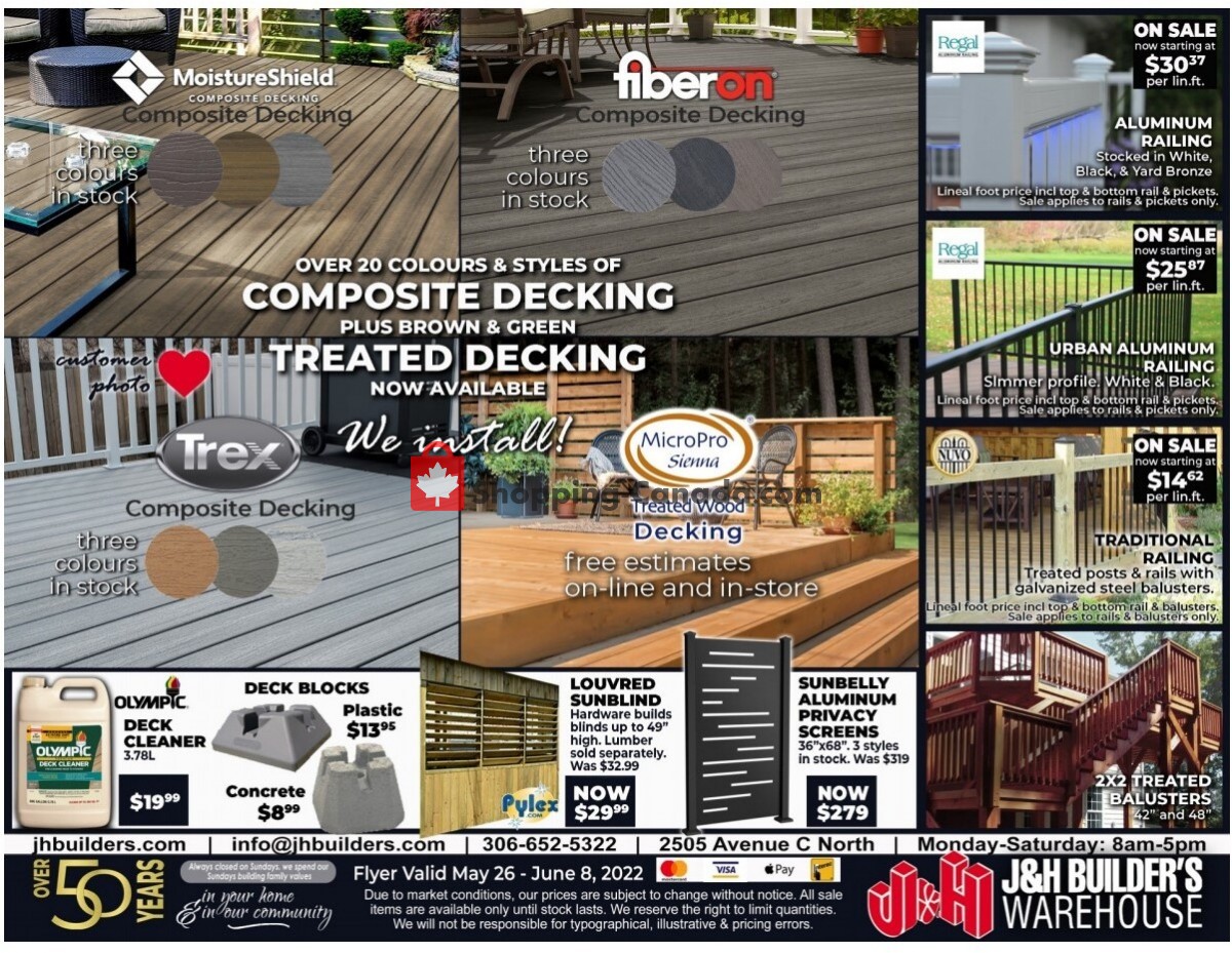 J&H Builder's Warehouse flyer from Thursday May 26, 2022 to Wednesday June 8, 2022 - page 8