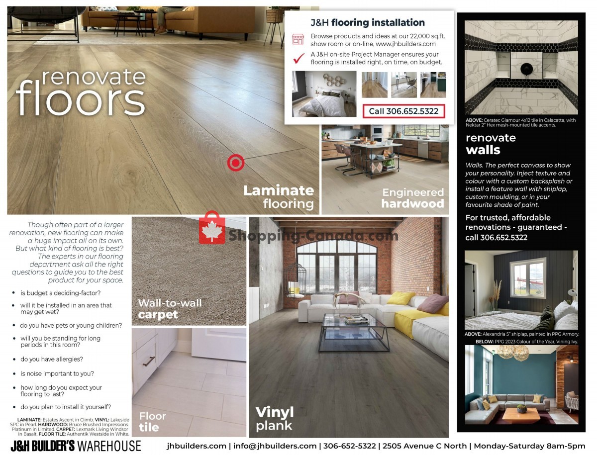 J&H Builder's Warehouse flyer from Sunday January 15, 2023 to Tuesday January 31, 2023 - page 7
