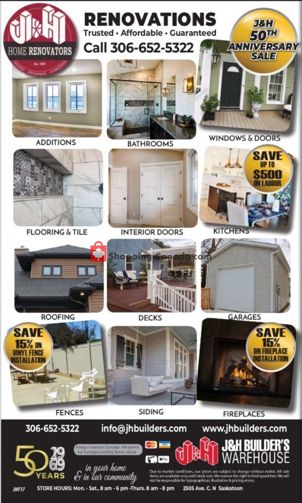J&H Builder's Warehouse flyer from Wednesday September 4, 2019 to Tuesday October 1, 2019 - page 16