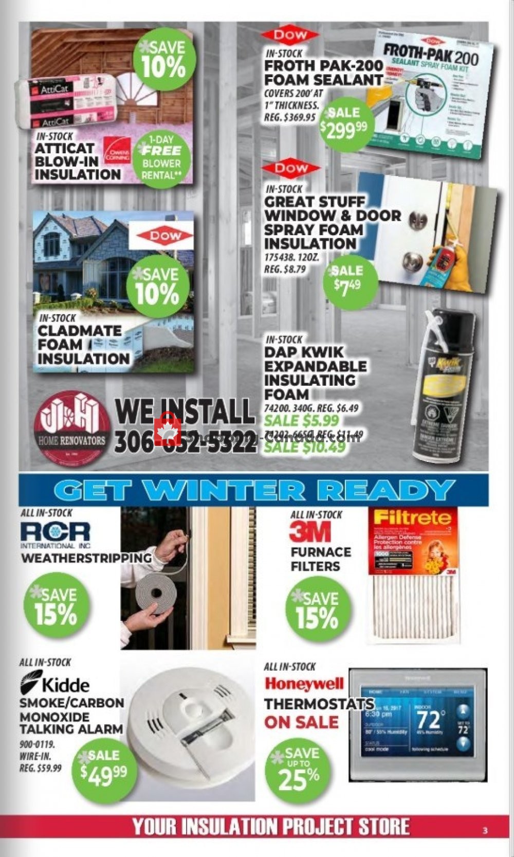 J&H Builder's Warehouse flyer from Wednesday September 4, 2019 to Tuesday October 1, 2019 - page 3