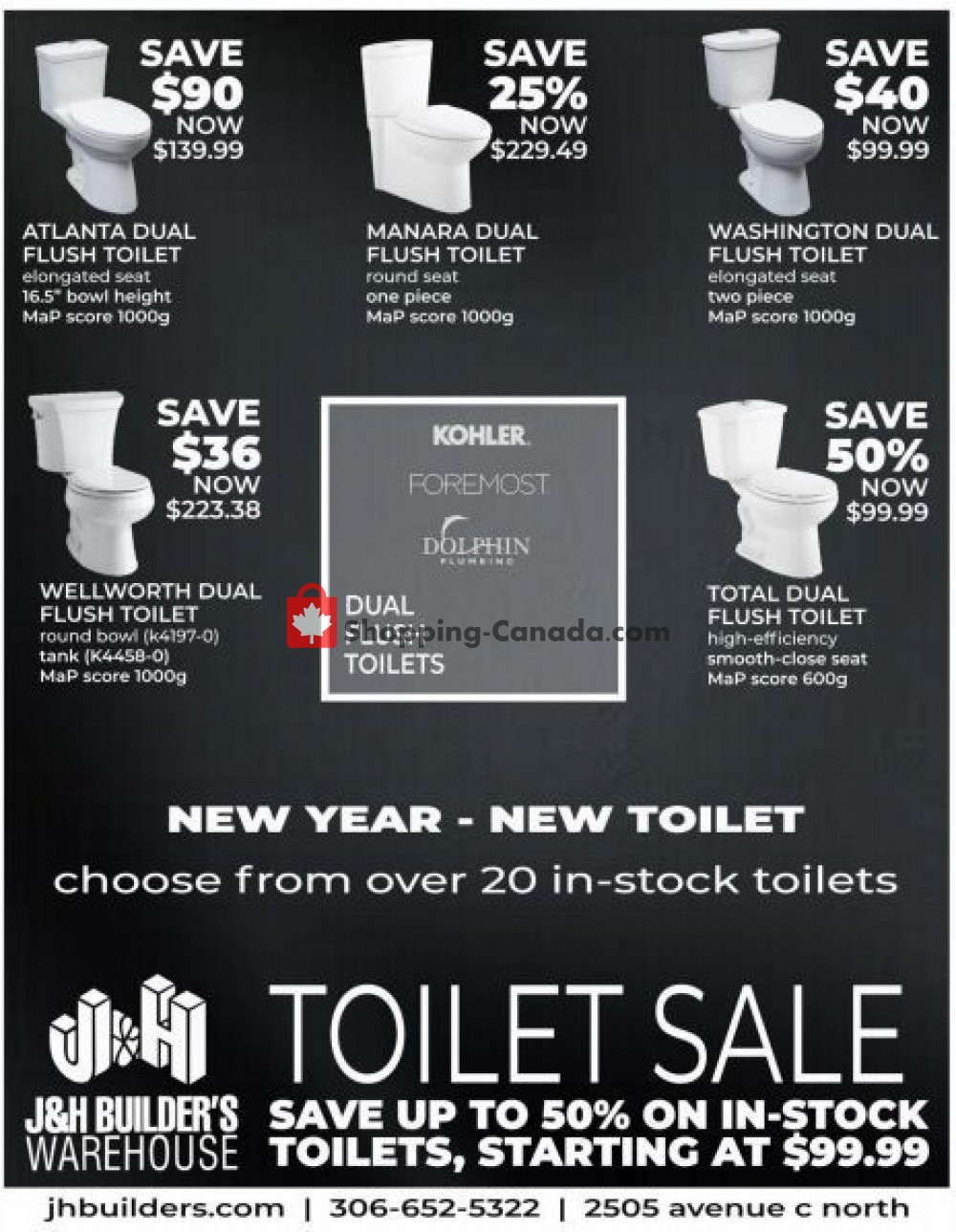 J&H Builder's Warehouse flyer from Friday December 21, 2018 to Tuesday January 8, 2019 - page 2
