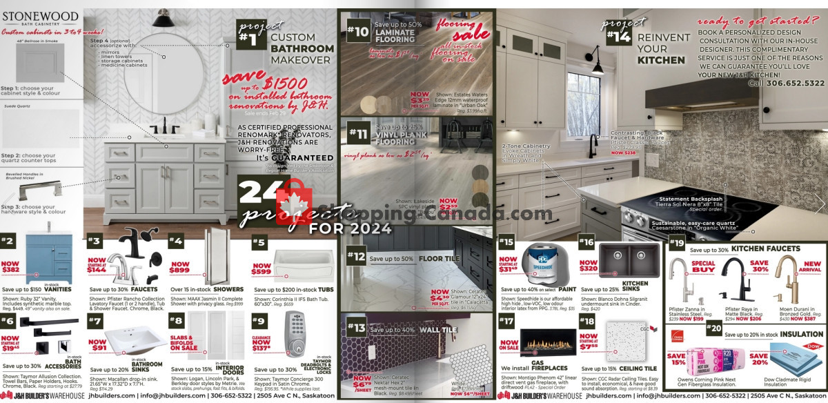 J&H Builder's Warehouse flyer from Thursday February 1, 2024 to Wednesday February 21, 2024 - page 2