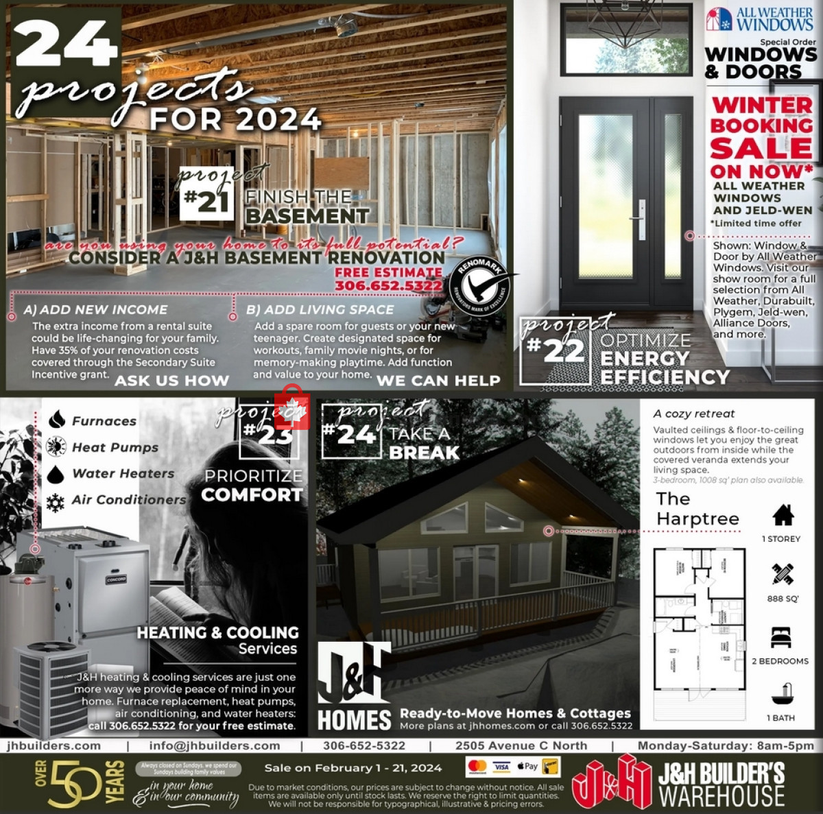 J&H Builder's Warehouse flyer from Thursday February 1, 2024 to Wednesday February 21, 2024 - page 3