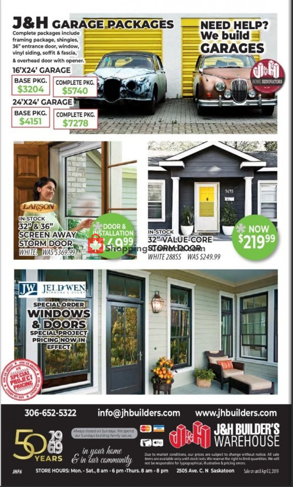 J&H Builder's Warehouse flyer from Wednesday April 17, 2019 to Tuesday April 30, 2019 - page 16