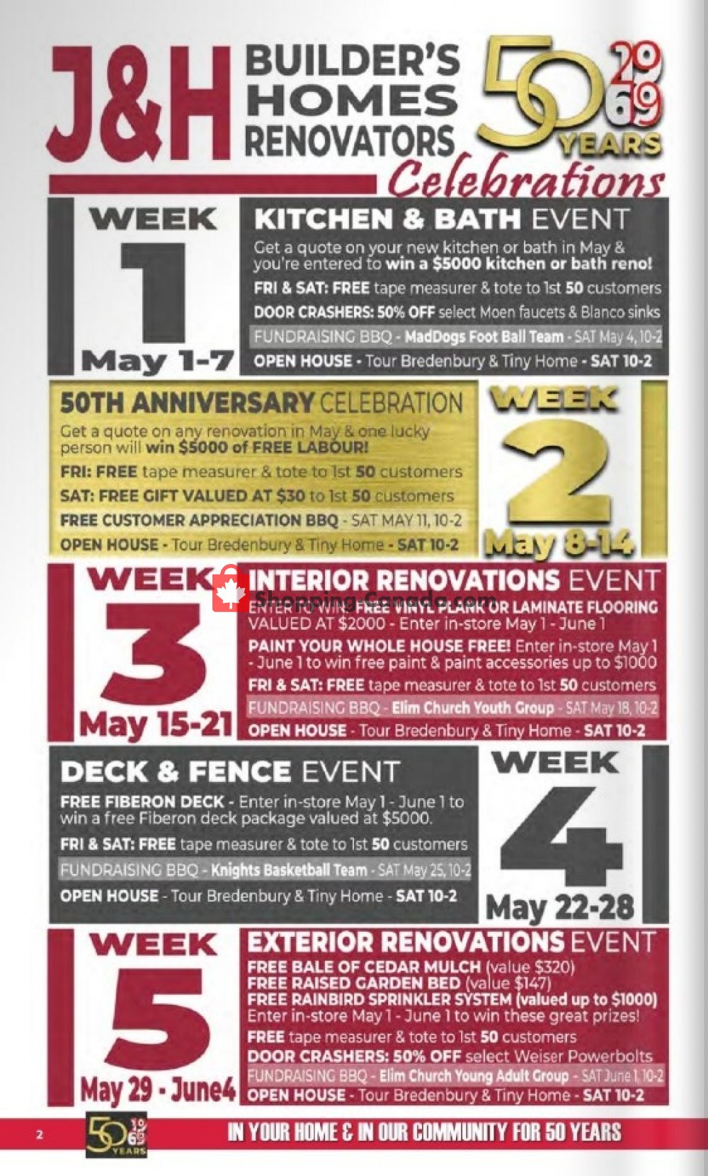 J&H Builder's Warehouse flyer from Wednesday April 17, 2019 to Tuesday April 30, 2019 - page 2