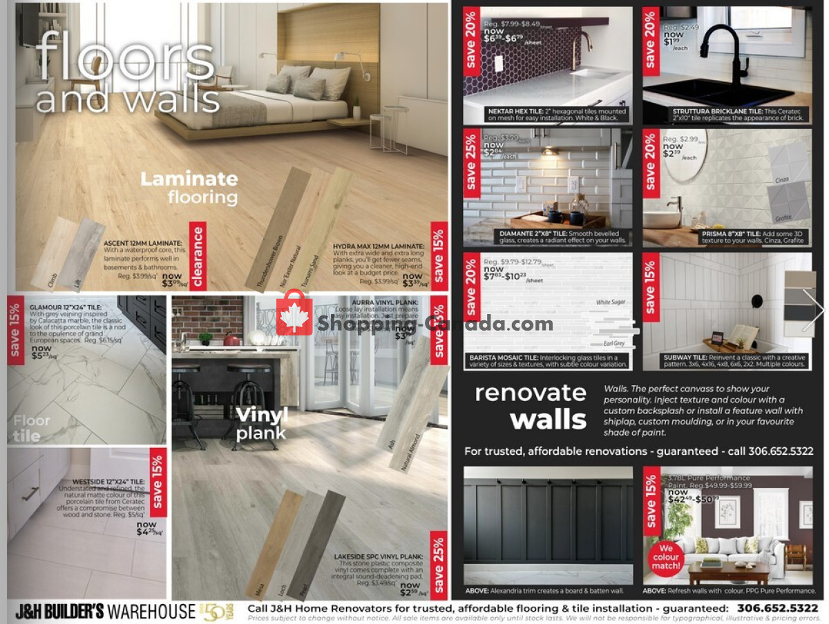 J&H Builder's Warehouse flyer from Friday December 22, 2023 to Wednesday January 31, 2024 - page 7