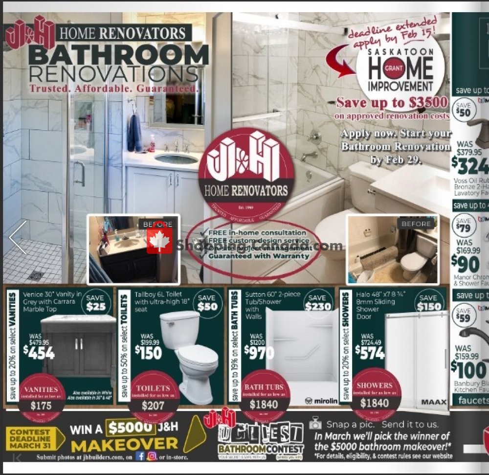 J&H Builder's Warehouse flyer from Wednesday February 5, 2020 to Tuesday February 25, 2020 - page 2