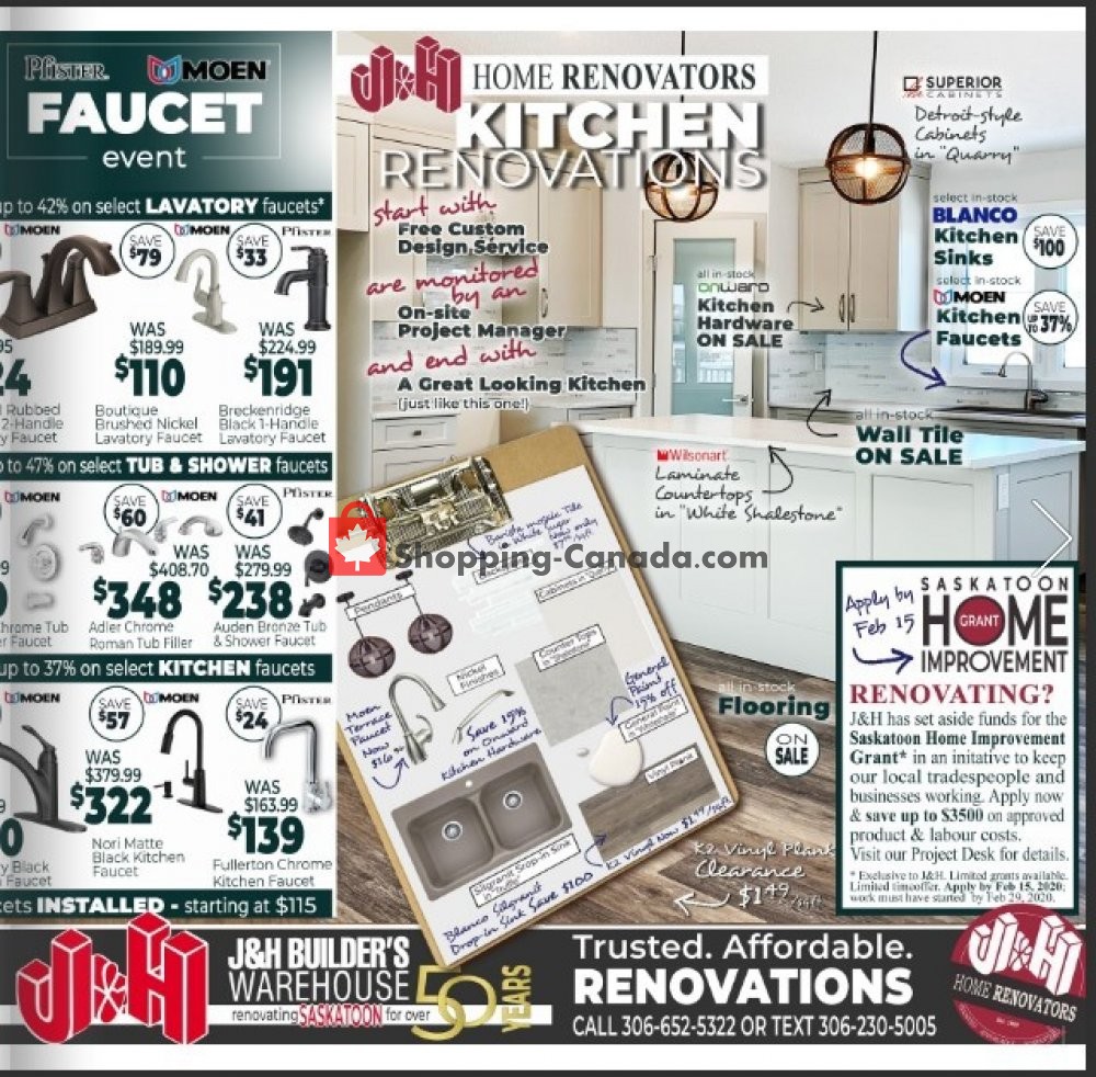 J&H Builder's Warehouse flyer from Wednesday February 5, 2020 to Tuesday February 25, 2020 - page 3