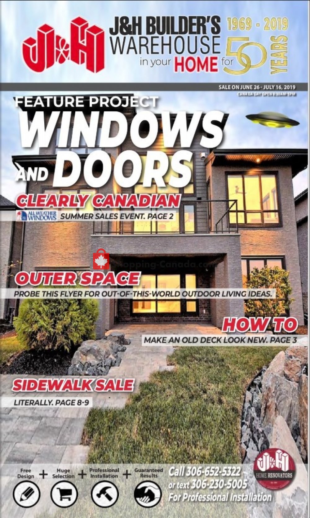 J&H Builder's Warehouse flyer from Wednesday June 26, 2019 to Tuesday July 16, 2019 - page 1