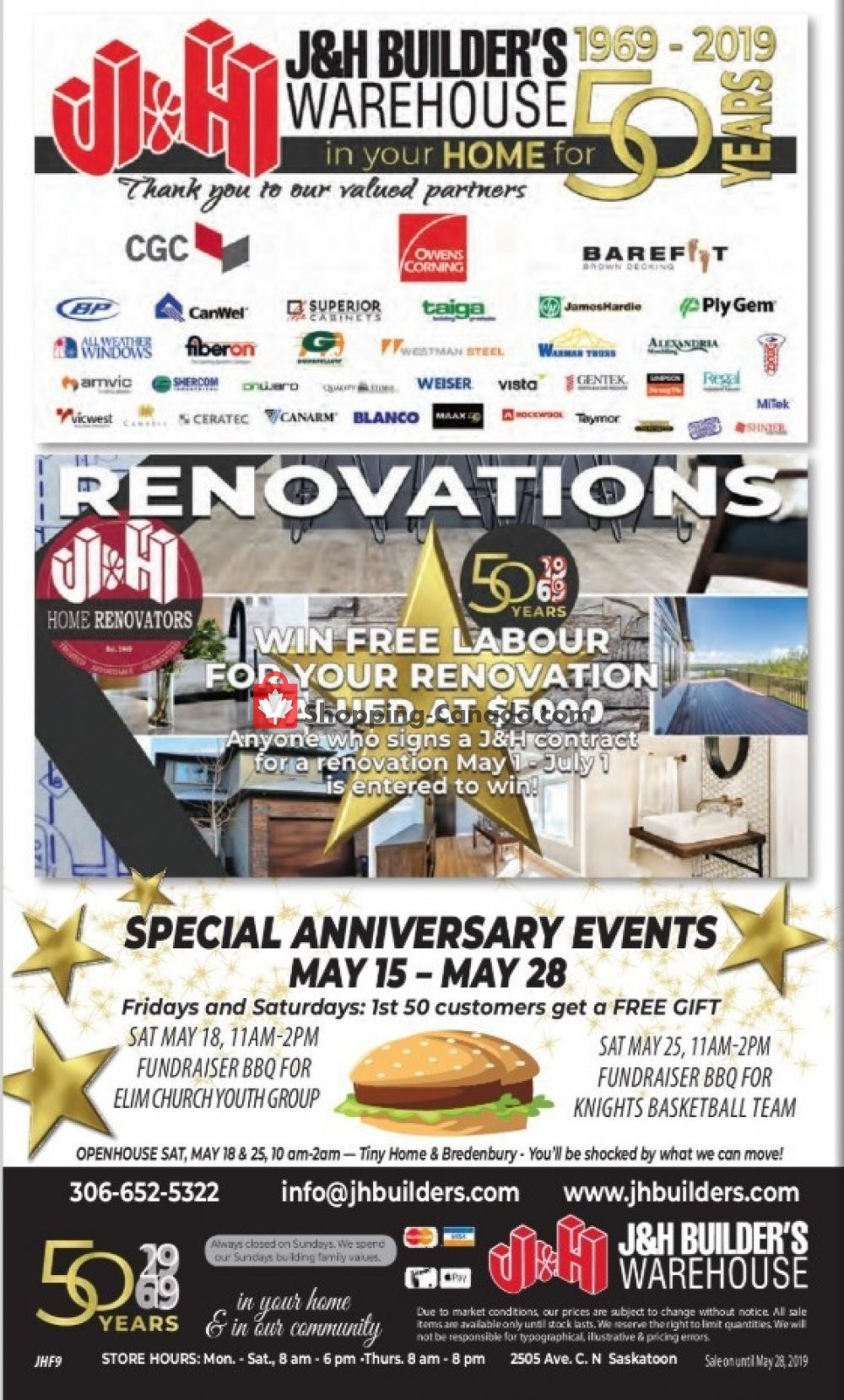 J&H Builder's Warehouse flyer from Wednesday May 15, 2019 to Tuesday May 28, 2019 - page 16