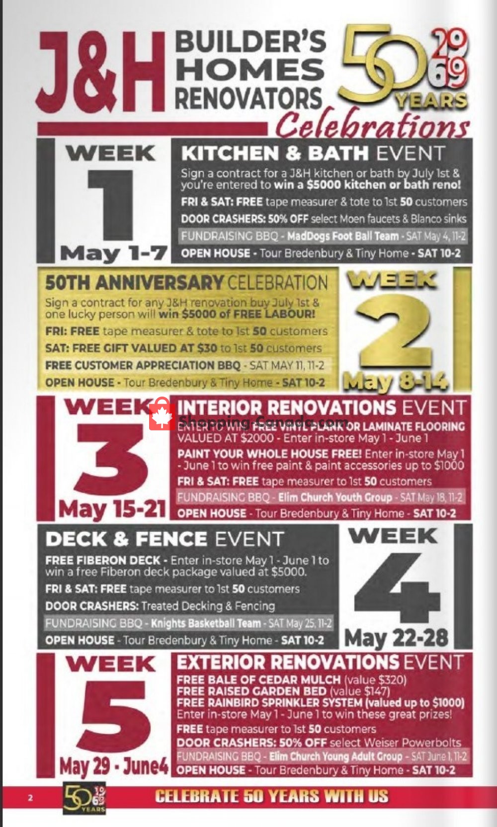 J&H Builder's Warehouse flyer from Wednesday May 15, 2019 to Tuesday May 28, 2019 - page 2