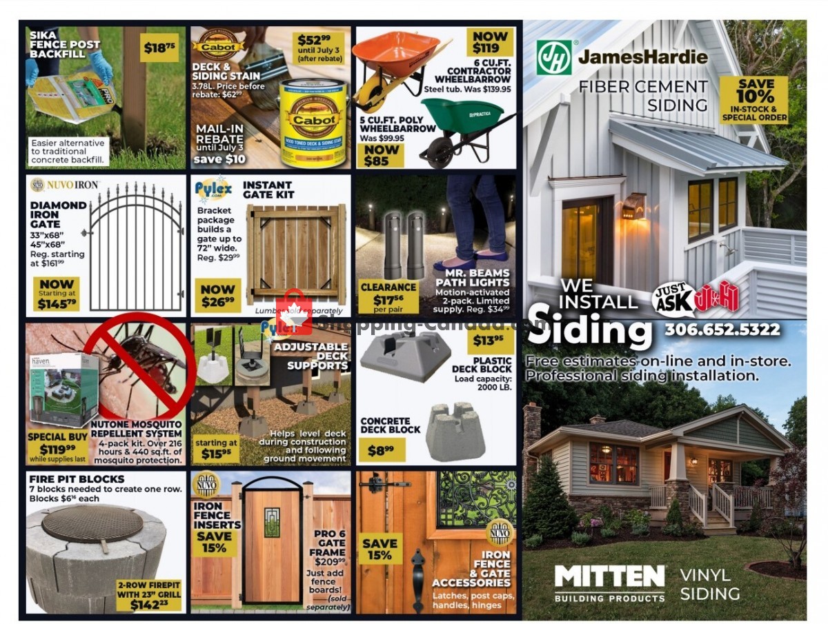 J&H Builder's Warehouse flyer from Thursday June 23, 2022 to Wednesday July 13, 2022 - page 6