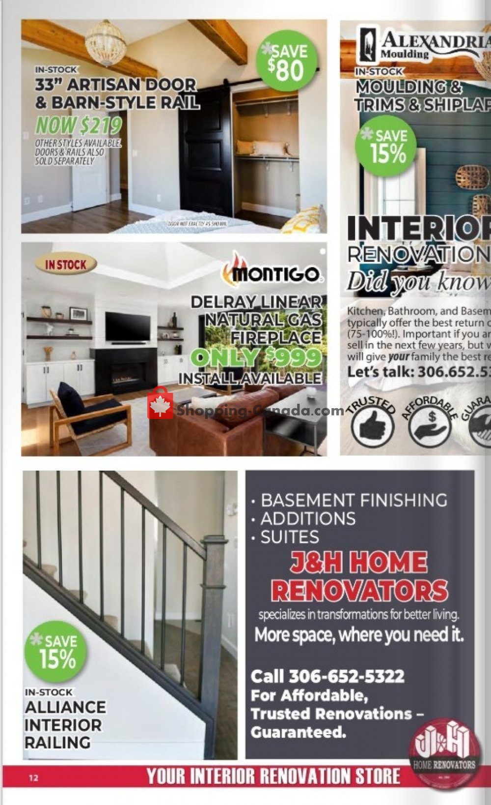 J&H Builder's Warehouse flyer from Wednesday October 2, 2019 to Tuesday November 5, 2019 - page 12