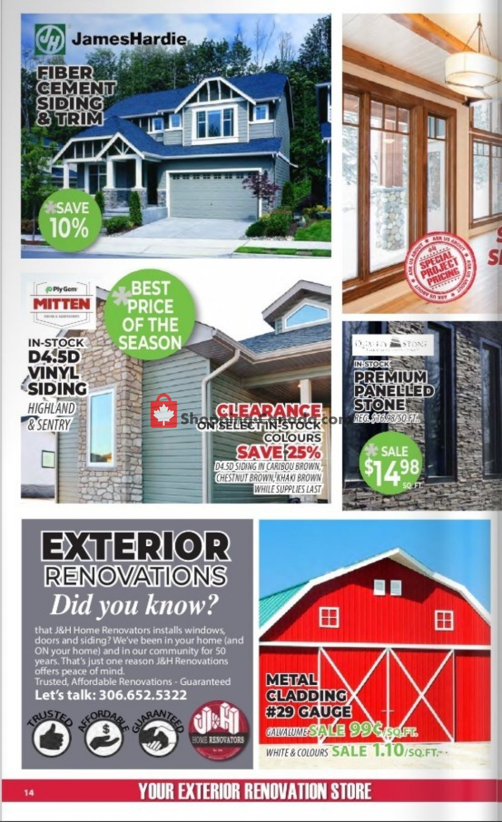 J&H Builder's Warehouse flyer from Wednesday October 2, 2019 to Tuesday November 5, 2019 - page 14