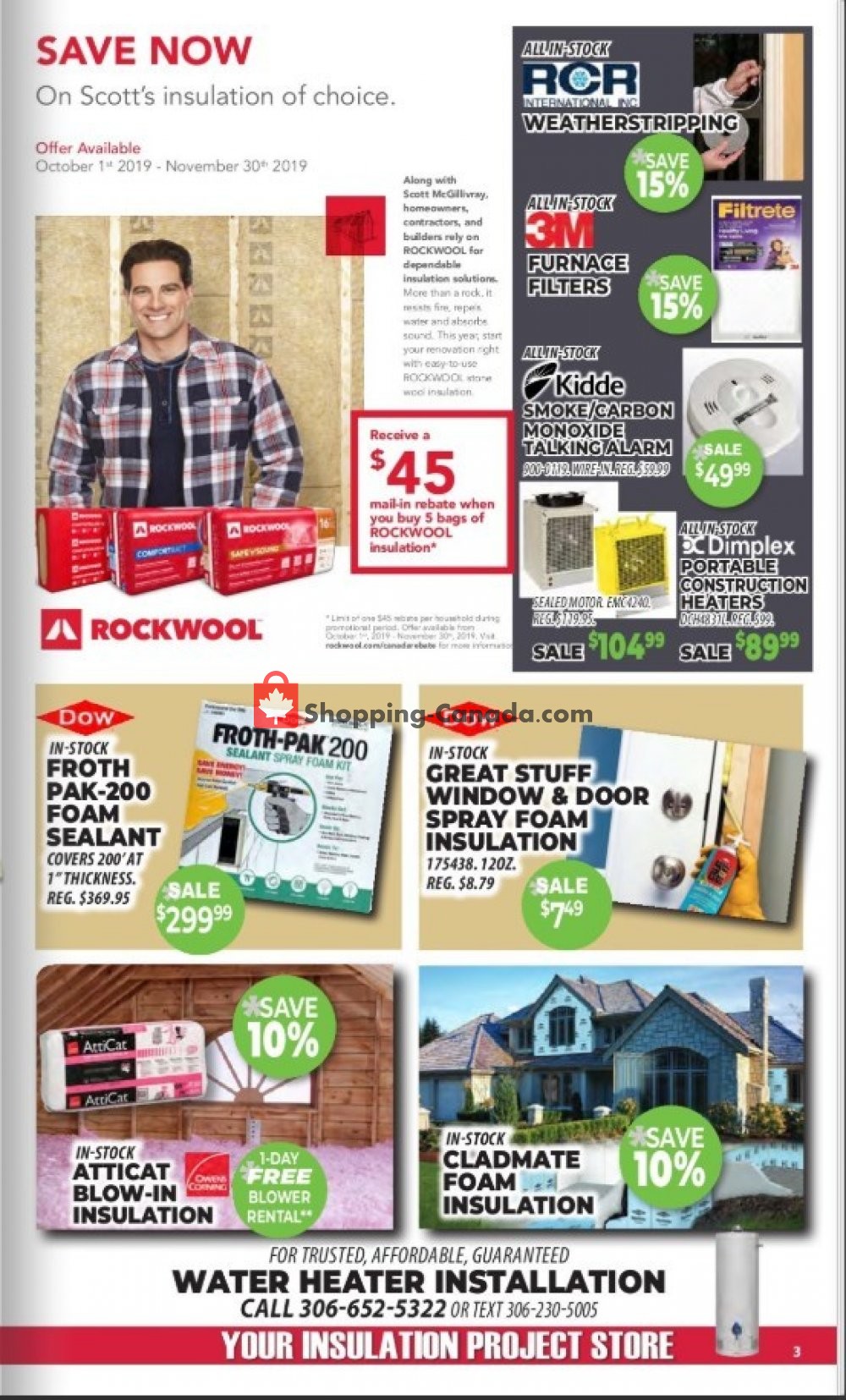 J&H Builder's Warehouse flyer from Wednesday October 2, 2019 to Tuesday November 5, 2019 - page 3
