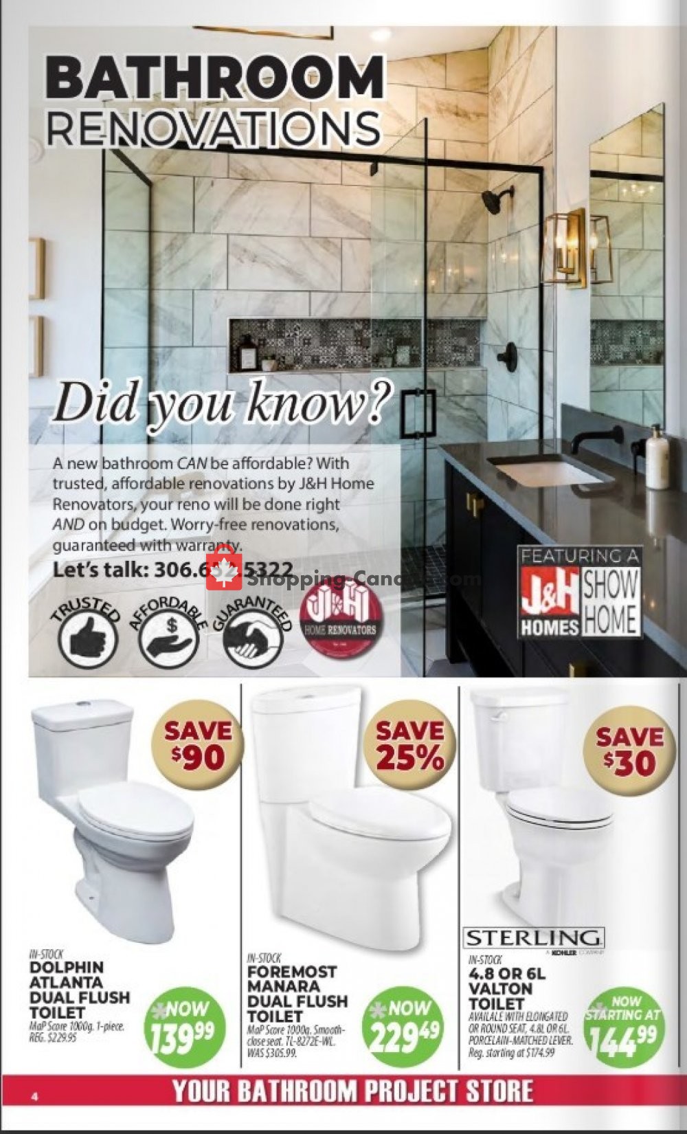 J&H Builder's Warehouse flyer from Wednesday October 2, 2019 to Tuesday November 5, 2019 - page 4