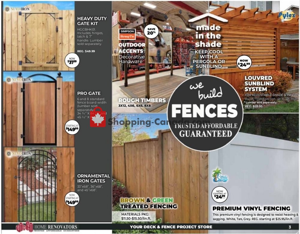 J&H Builder's Warehouse flyer from Friday July 31, 2020 to Wednesday August 19, 2020 - page 3